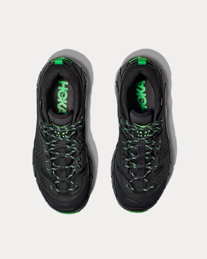 Hoka Tor Ultra Lo Black / Zest Running Shoes - Sneak in Peace