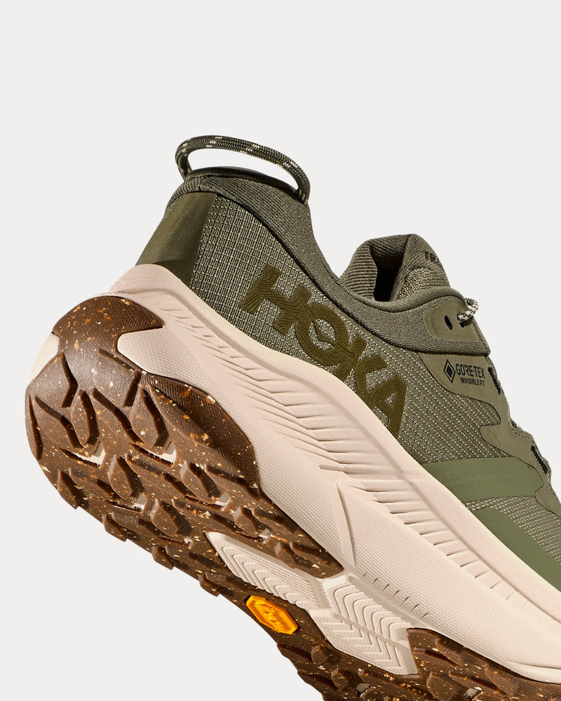 Hoka Transport Gore-Tex Slate / Oat Milk Running Shoes - 3