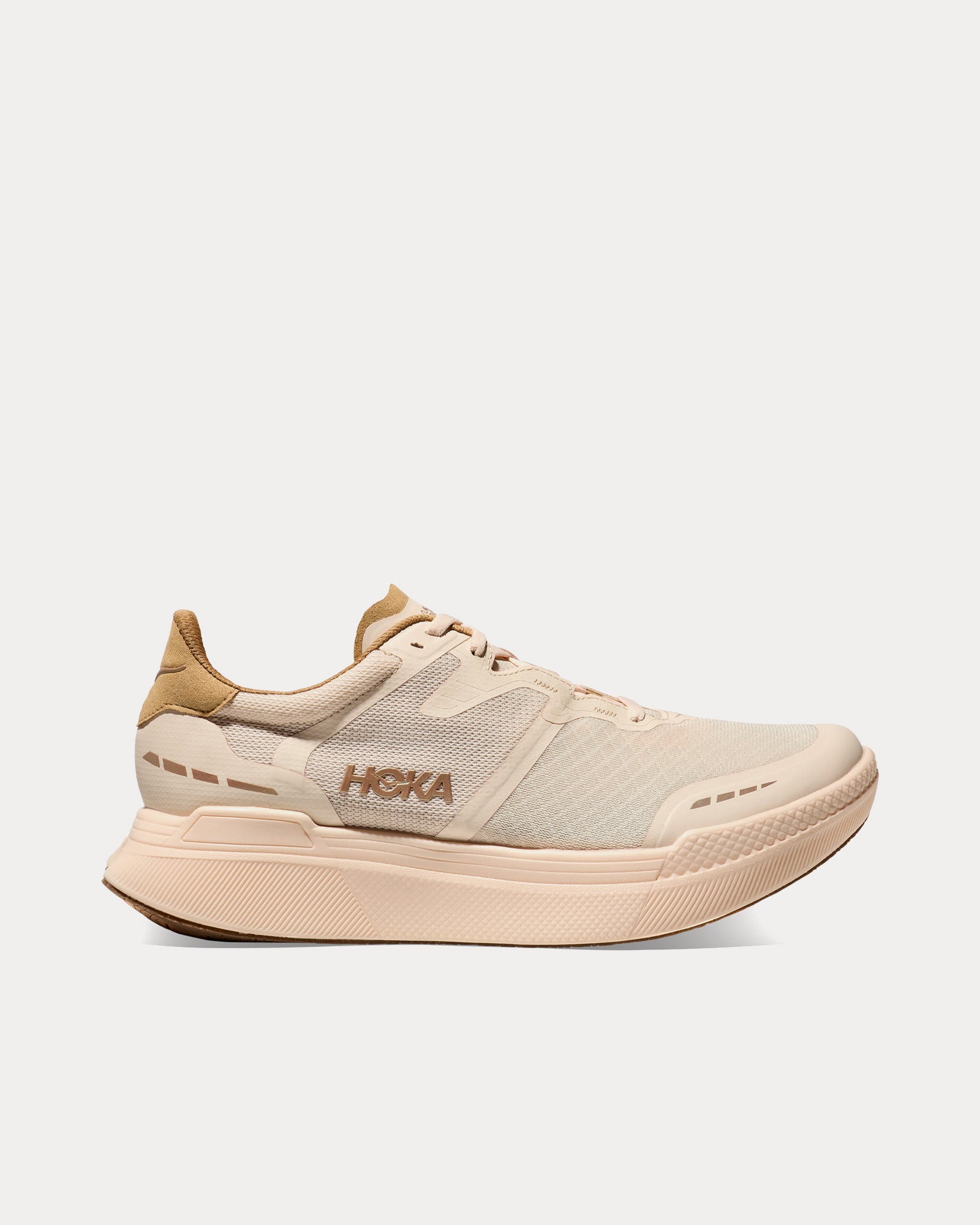 Hoka Transport X Vanilla / Wheat Running Shoes - 1