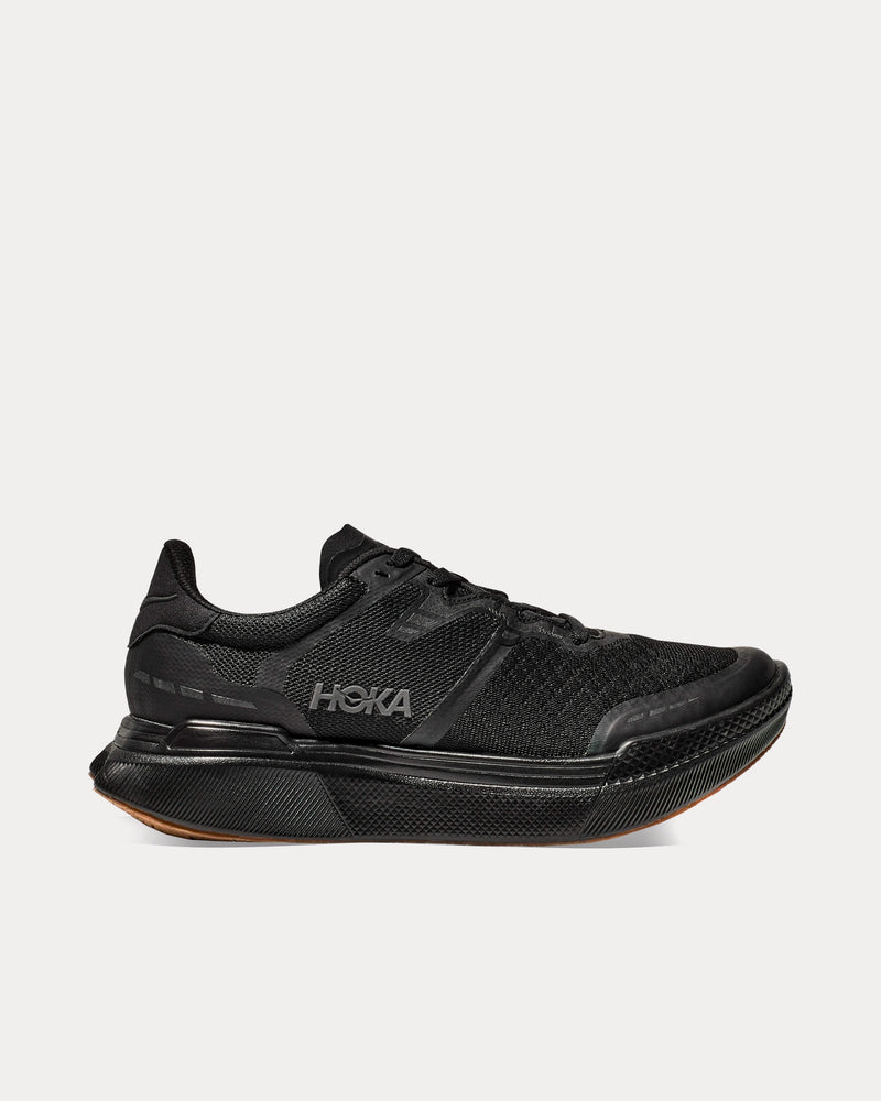 Hoka Transport X Black / Black Running Shoes - 1