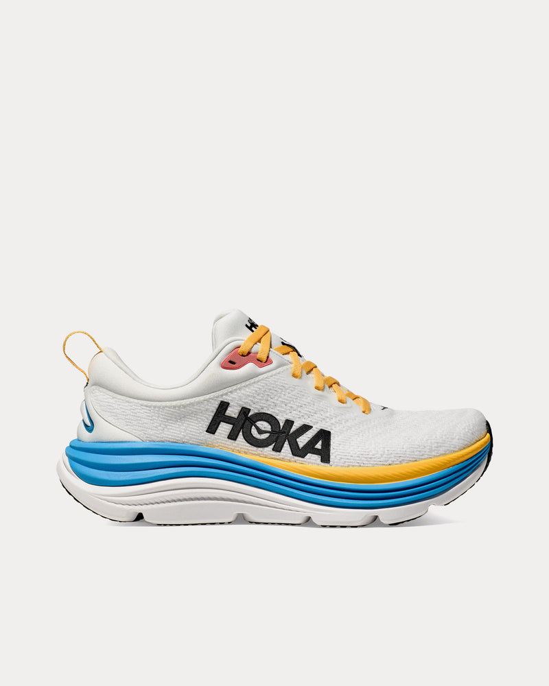 Hoka Gaviota 5 Blanc De Blanc / Swim Day Running Shoes - 1