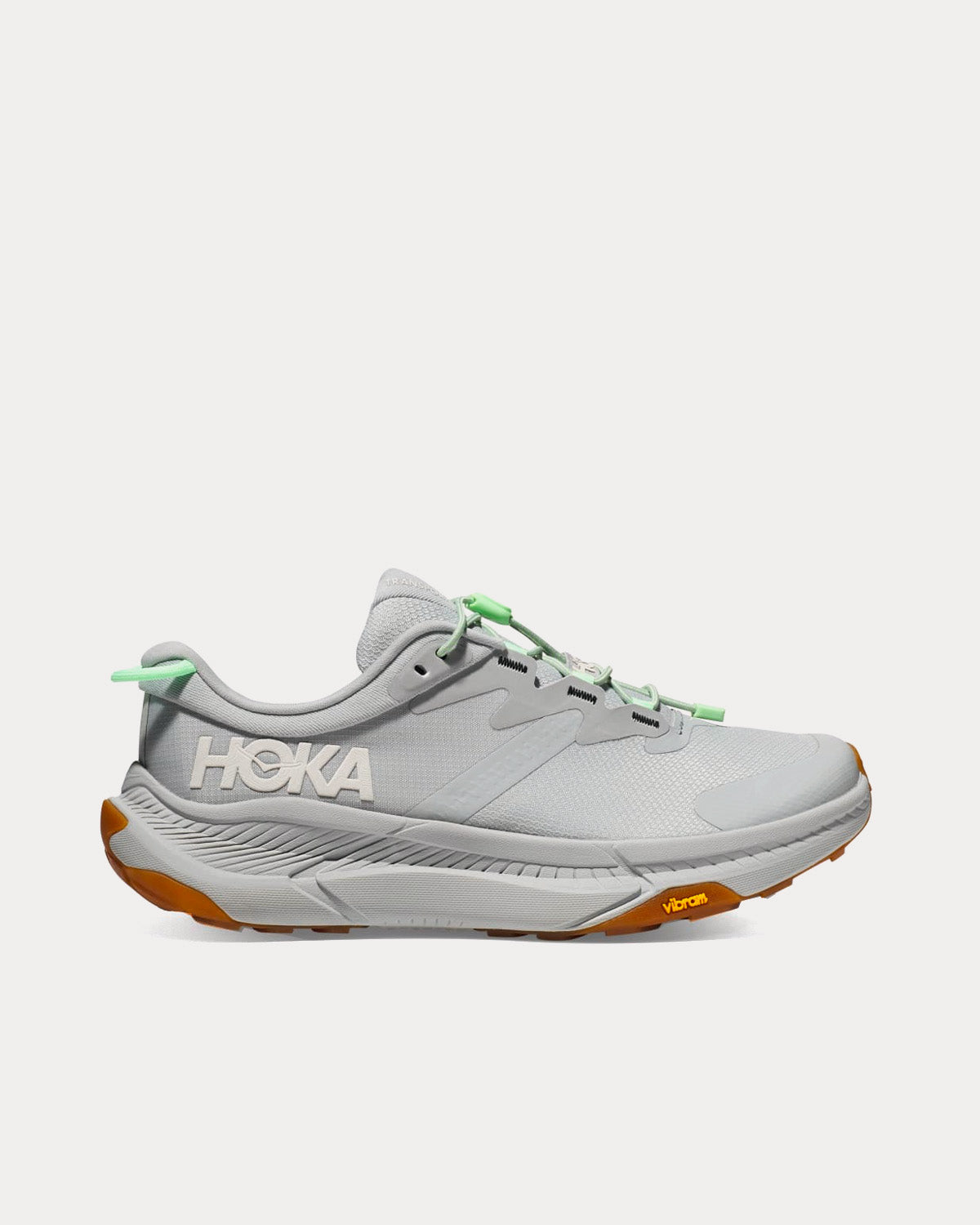 Hoka Transport Harbor Mist / Lime Glow Low Top Sneakers - 1