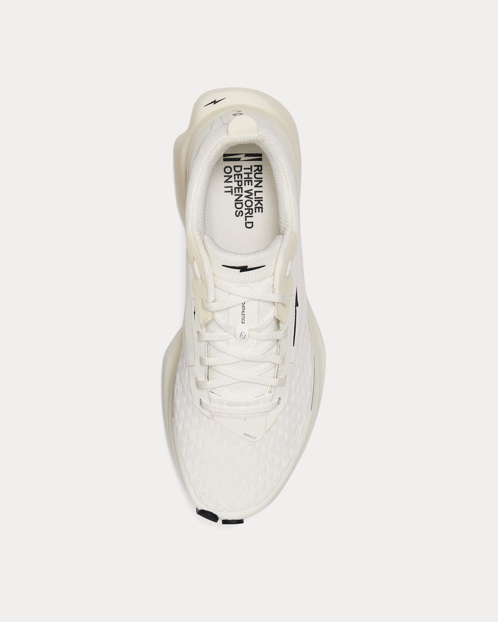 Hylo Impact Undyed White Running Shoes - 2