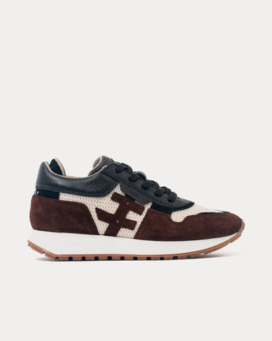 Hyphnt Road Runner Cappucino Low Top Sneakers