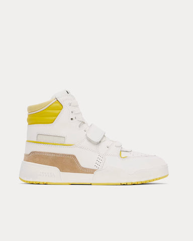 Isabel Marant Alsee Light Yellow / White High Top Sneakers