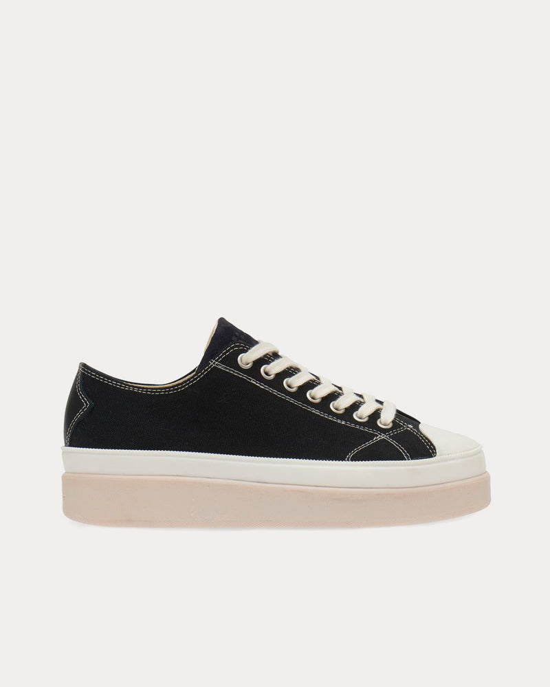 Isabel Marant Austen Canvas Black Low Top Sneakers - 1