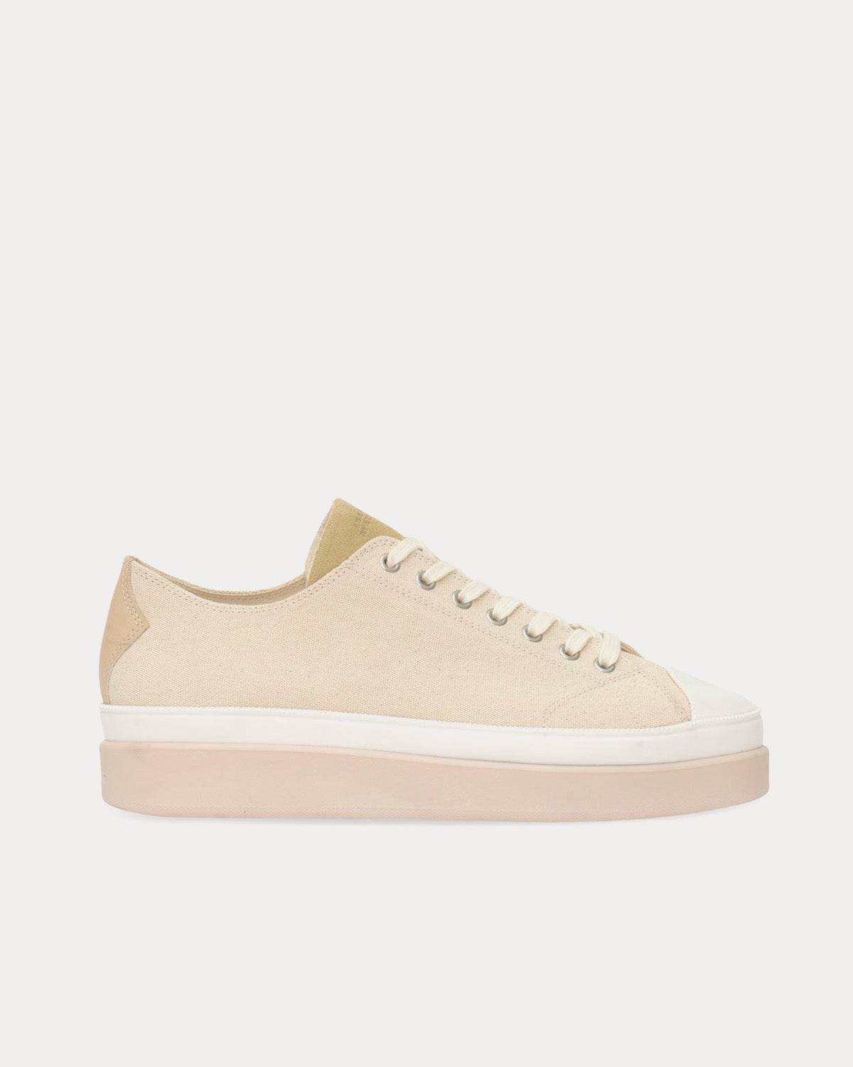 Isabel Marant Austen Canvas Ecru Low Top Sneakers - 1