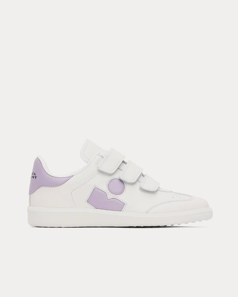 Isabel Marant Beth White / Lilac Low Top Sneakers - 1