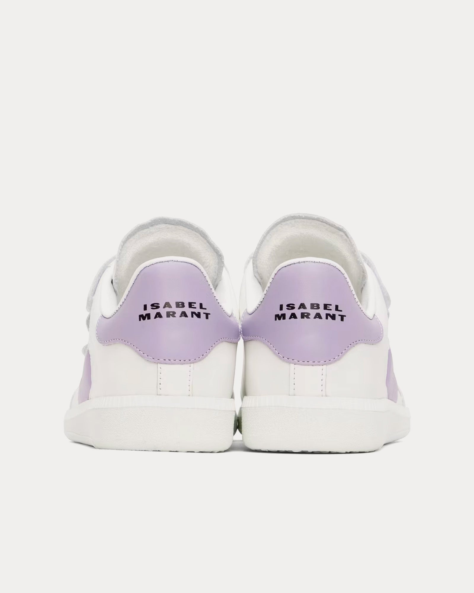 Isabel Marant Beth White / Lilac Low Top Sneakers - 3