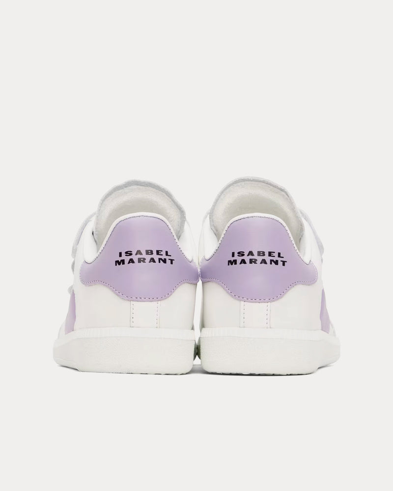 Isabel Marant Beth White / Lilac Low Top Sneakers - 3