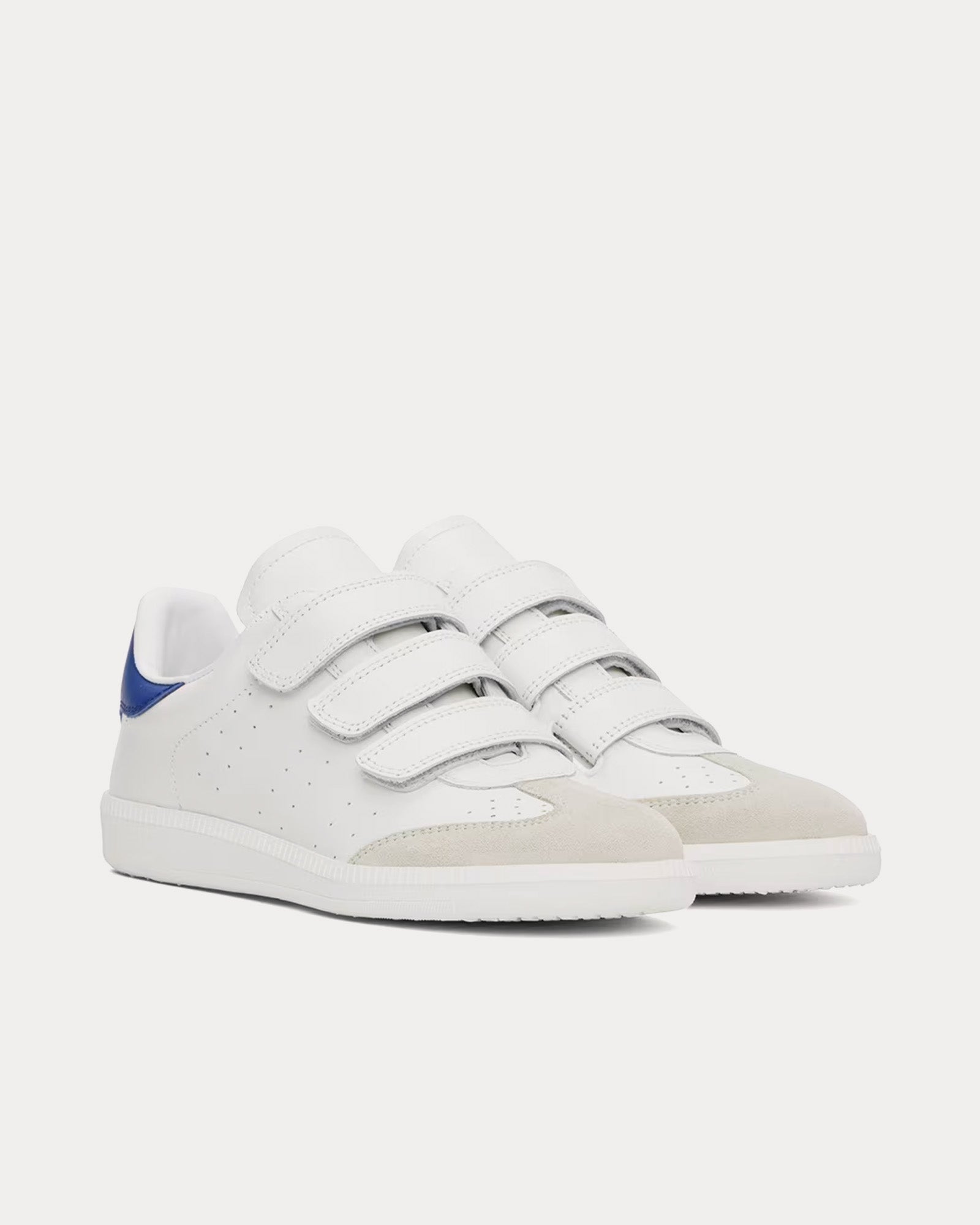 Isabel Marant Beth White / Blue Low Top Sneakers - 2