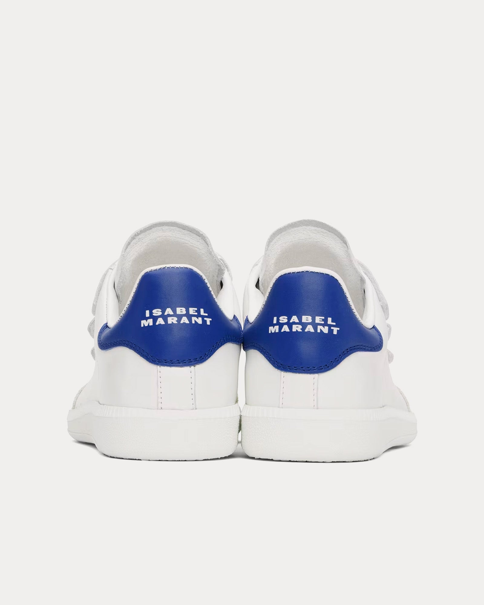 Isabel Marant Beth White / Blue Low Top Sneakers - 3