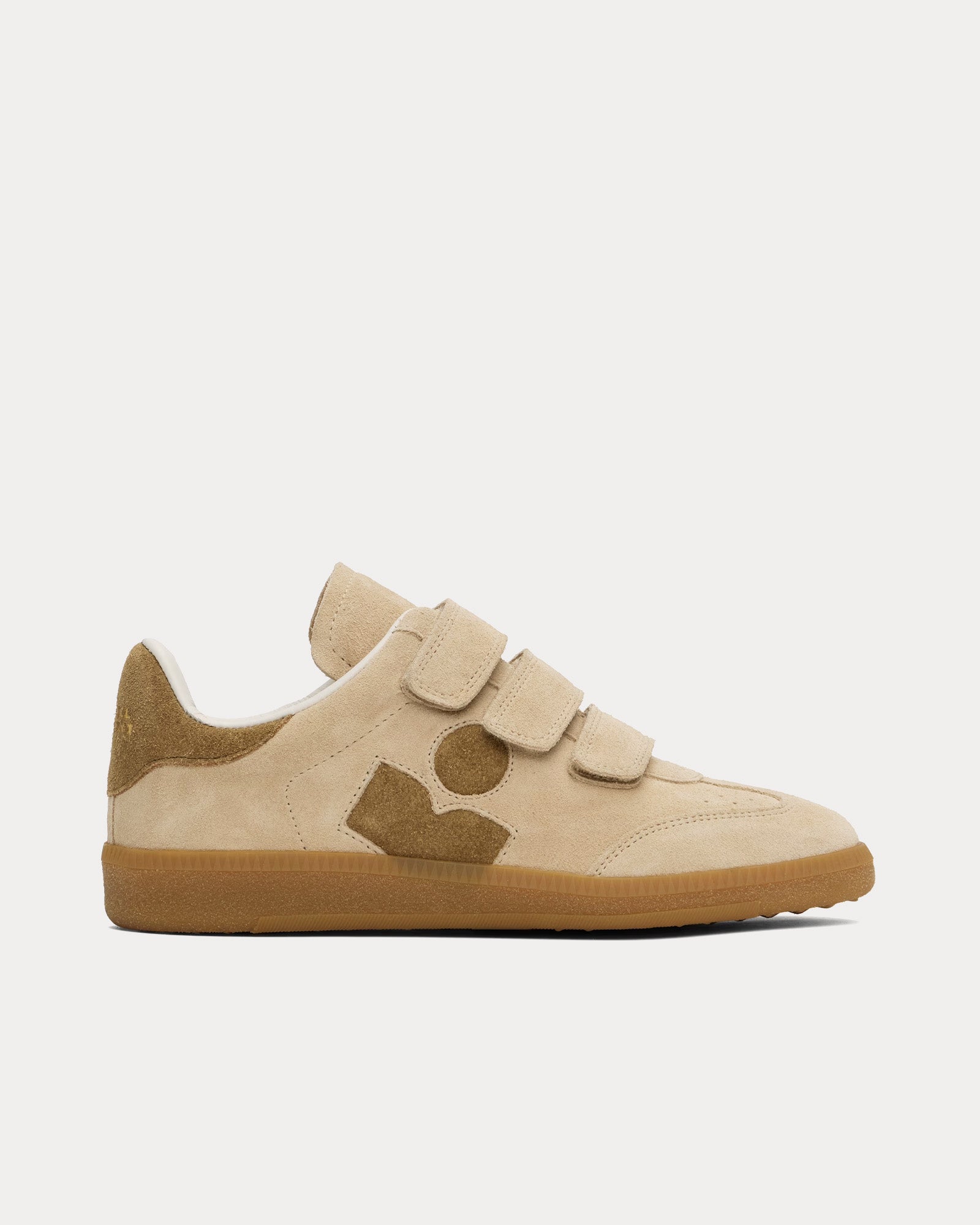 Isabel Marant Beth Suede Toffee / Taupe Low Top Sneakers - 1