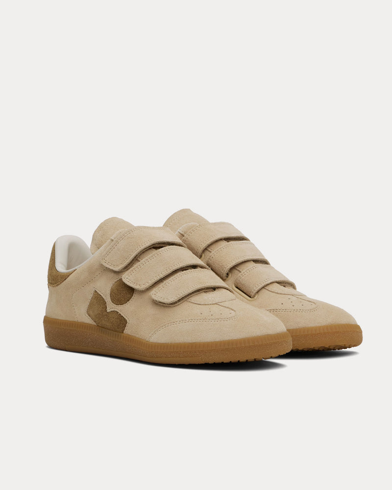 Isabel Marant Beth Suede Toffee / Taupe Low Top Sneakers - 2