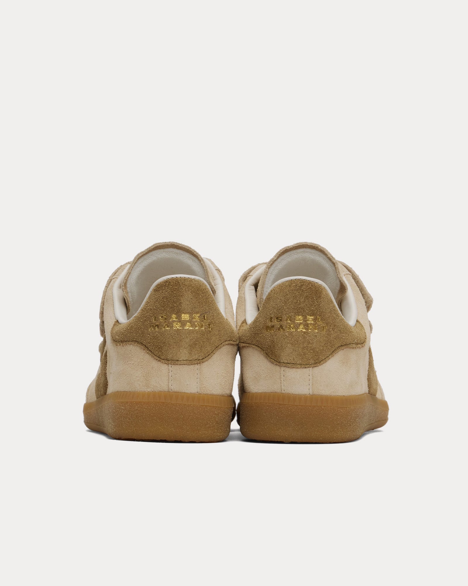 Isabel Marant Beth Suede Toffee / Taupe Low Top Sneakers - 3