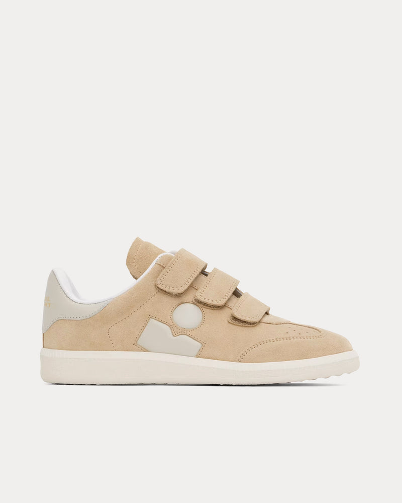 Isabel Marant Beth Suede Toffee Low Top Sneakers - 1