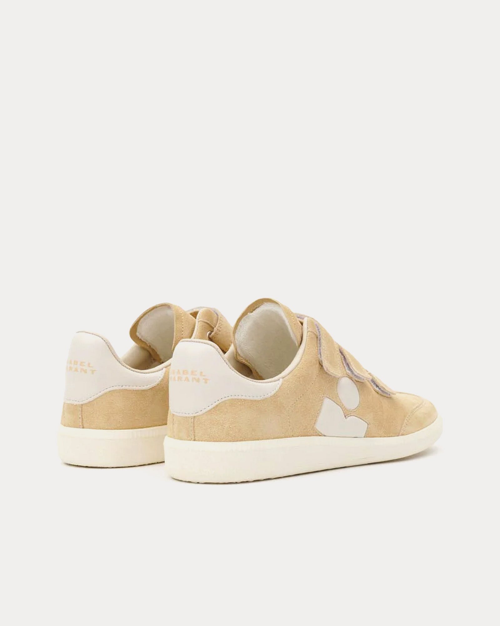 Isabel Marant Beth Suede Toffee Low Top Sneakers - 3