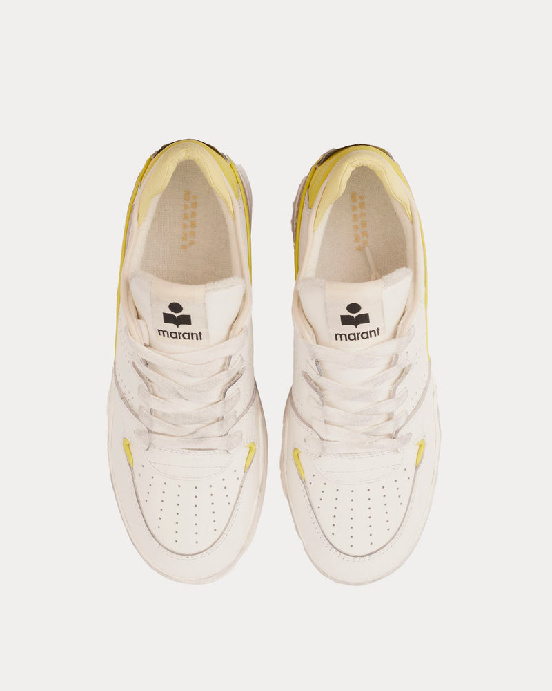 Isabel Marant Emree Light Yellow / Yellow Low Top Sneakers - 2