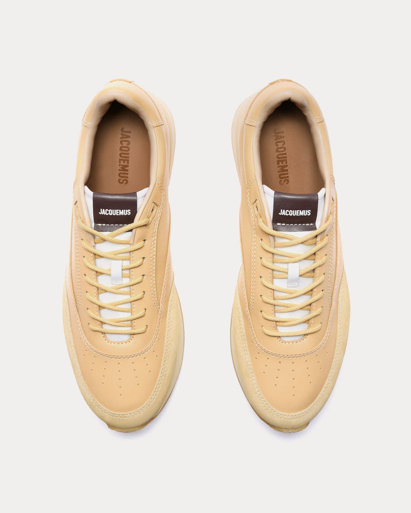 Jacquemus Les Sculptures 'La Daddy' Pale Yellow Low Top Sneakers - 2