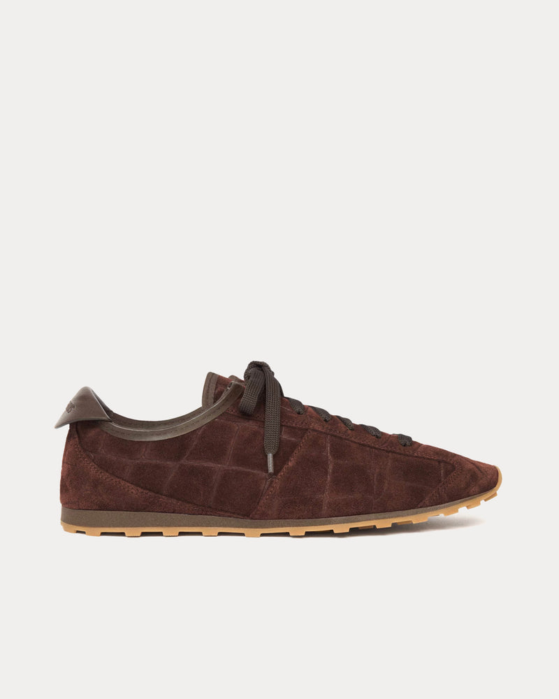 Jacquemus The Tennis Dark Brown Low Top Sneakers - 1