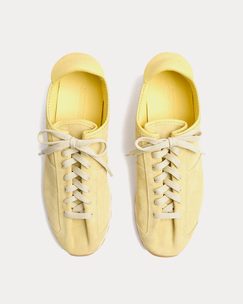 Jacquemus The Tennis Pale Yellow Low Top Sneakers - 2