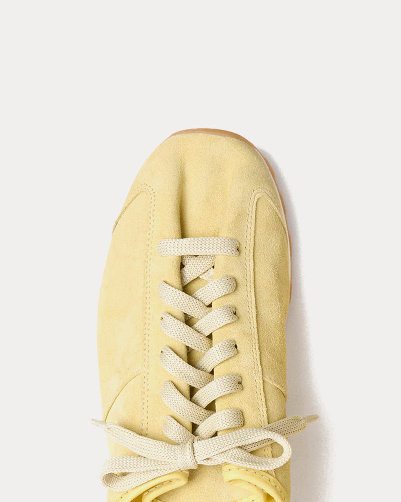 Jacquemus The Tennis Pale Yellow Low Top Sneakers - 3