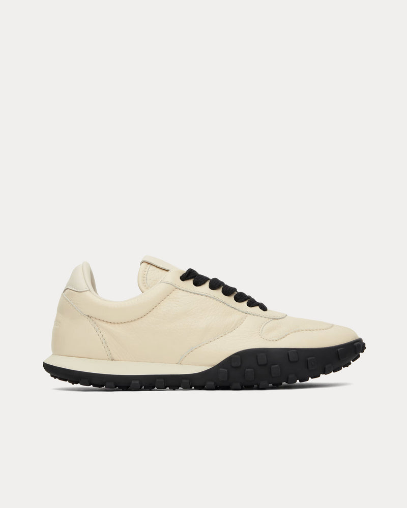 Jil Sander Moon Leather Ivory Low Top Sneakers - 1