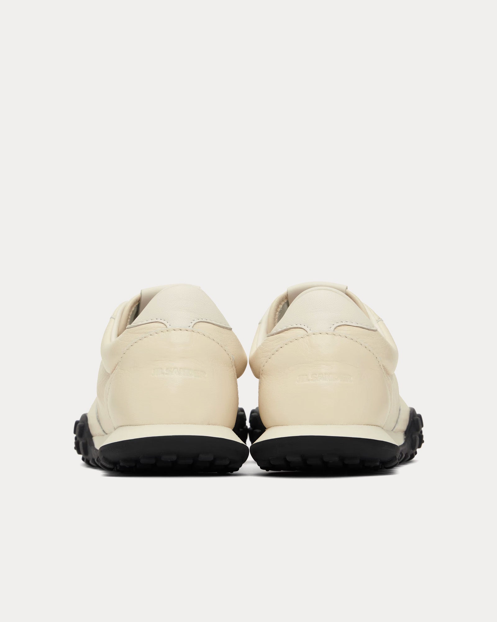 Jil Sander Moon Leather Ivory Low Top Sneakers - 3