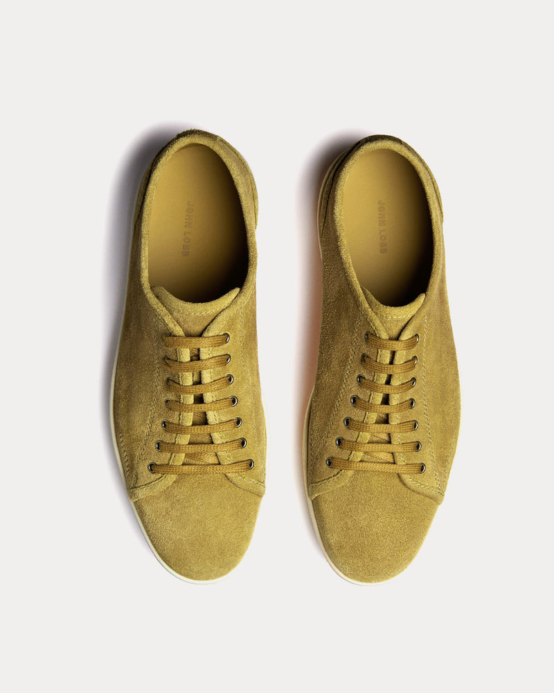 John Lobb Stockwell Suede Moss Low Top Sneakers - 2