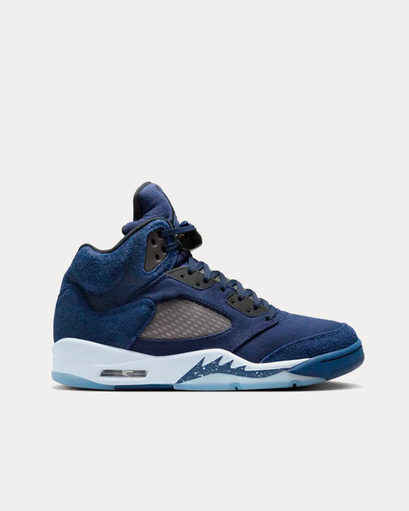 Jordan Air Jordan 5  Navy High Top Sneakers - 1