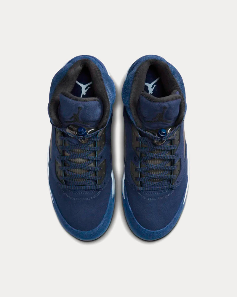 Jordan Air Jordan 5  Navy High Top Sneakers - 2