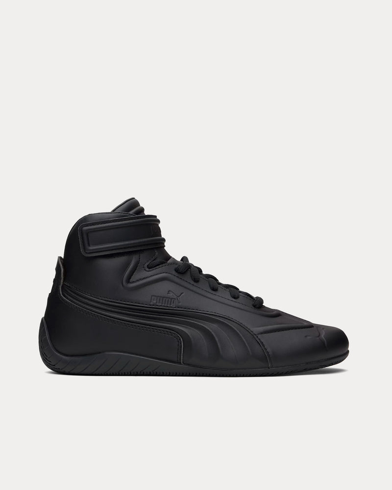 Puma x Juun.J Speedcat Leather Black Mid Top Sneakers - 1