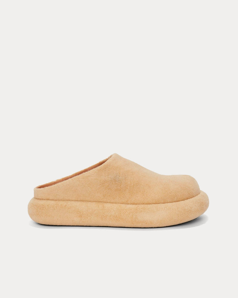 JW Anderson Bumper-Tube Platform Loafers Beige Slip Ons - 1