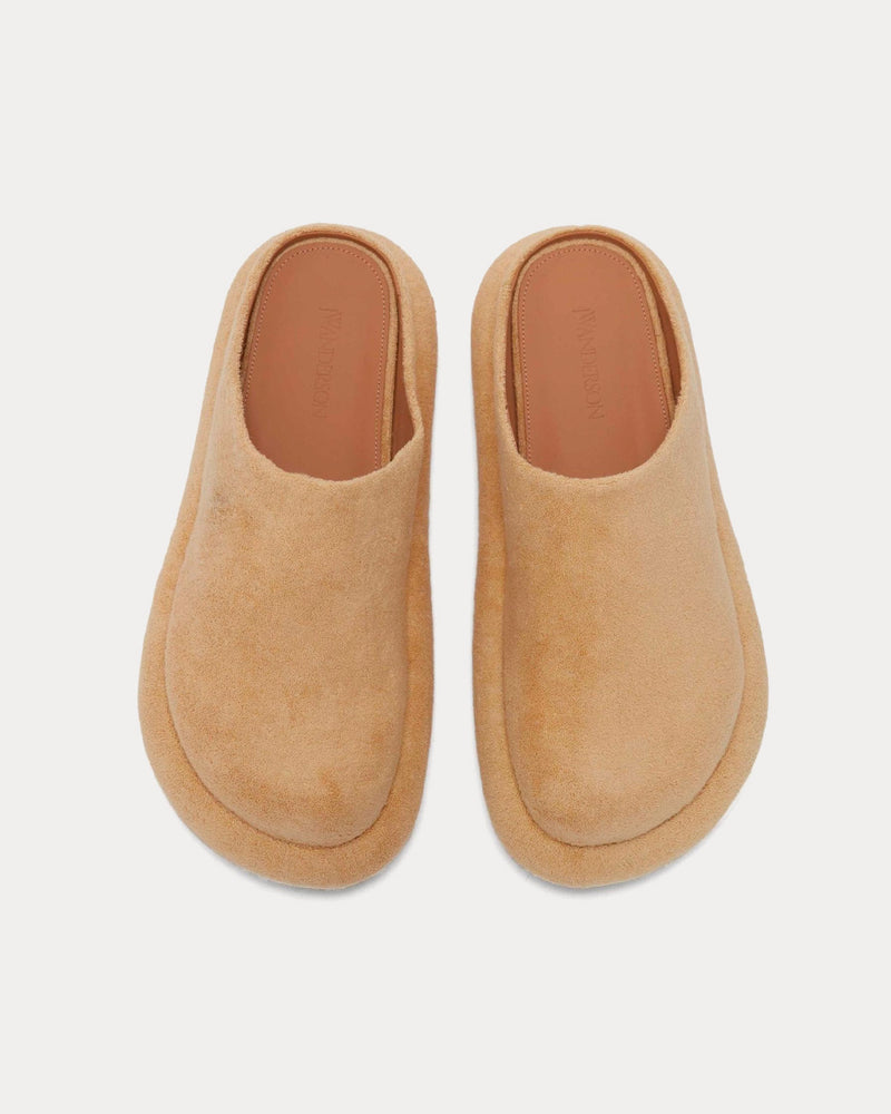 JW Anderson Bumper-Tube Platform Loafers Beige Slip Ons - 2