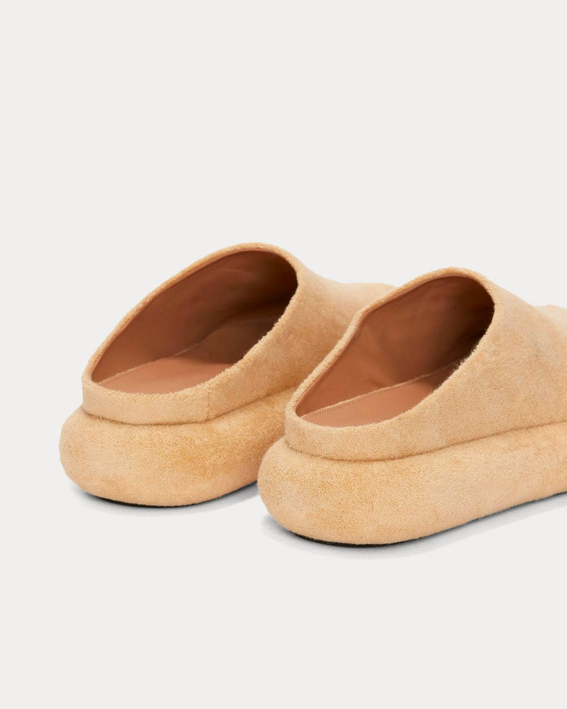 JW Anderson Bumper-Tube Platform Loafers Beige Slip Ons - 3