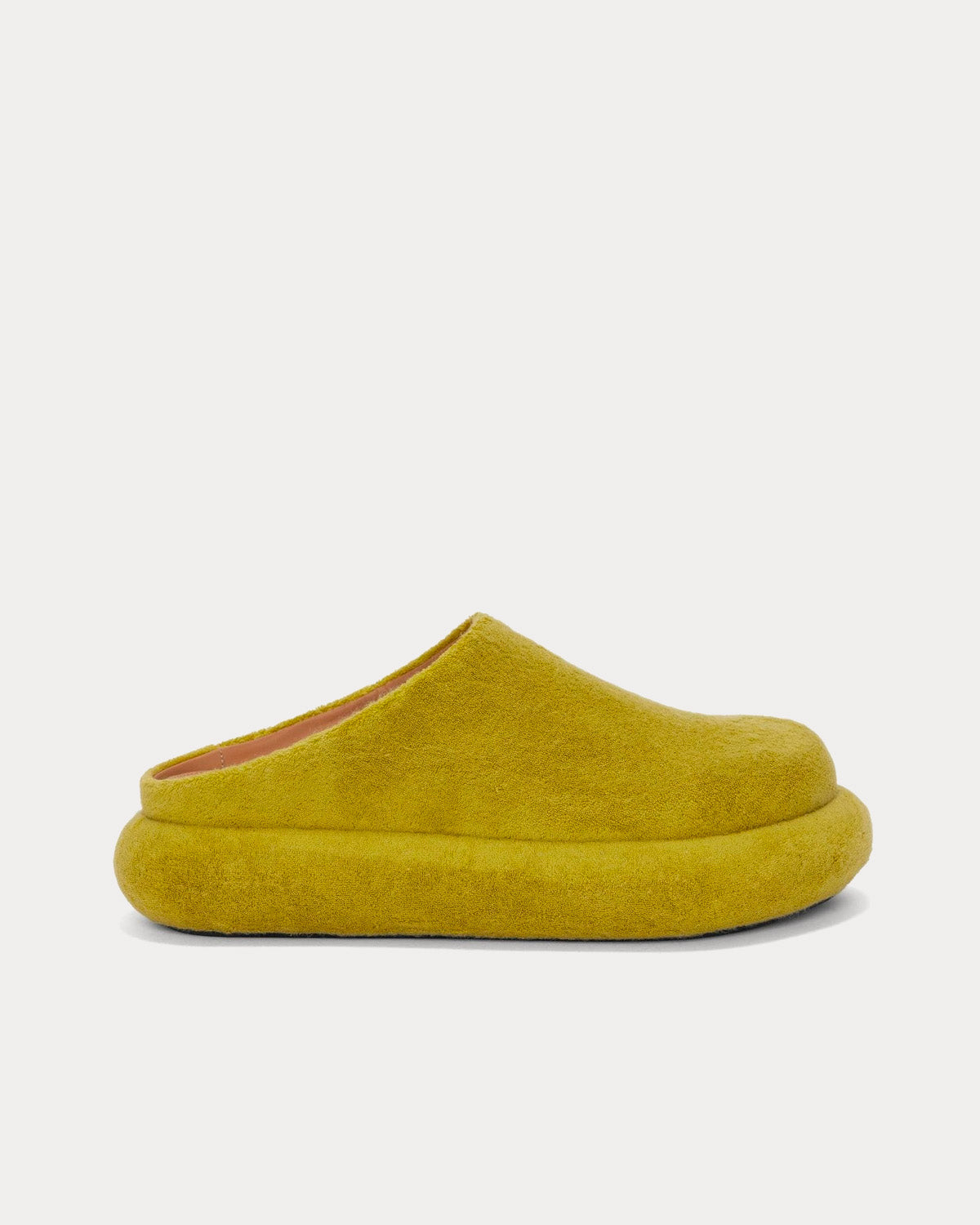 JW Anderson Bumper-Tube Platform Loafers Lime Slip Ons - 1