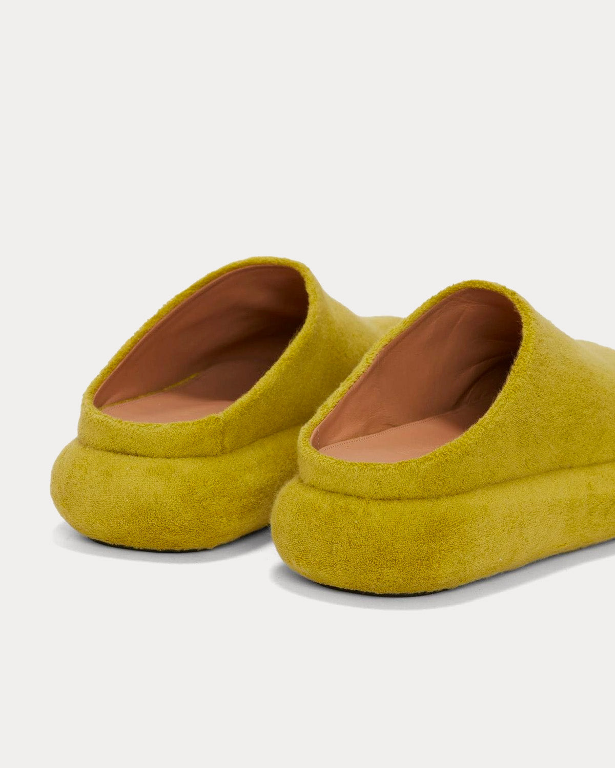 JW Anderson Bumper-Tube Platform Loafers Lime Slip Ons - 3