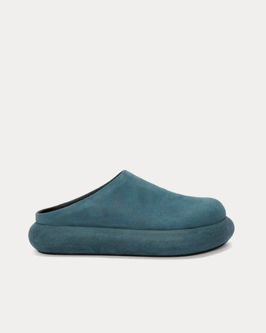 JW Anderson Bumper-Tube Platform Loafers Navy Slip Ons