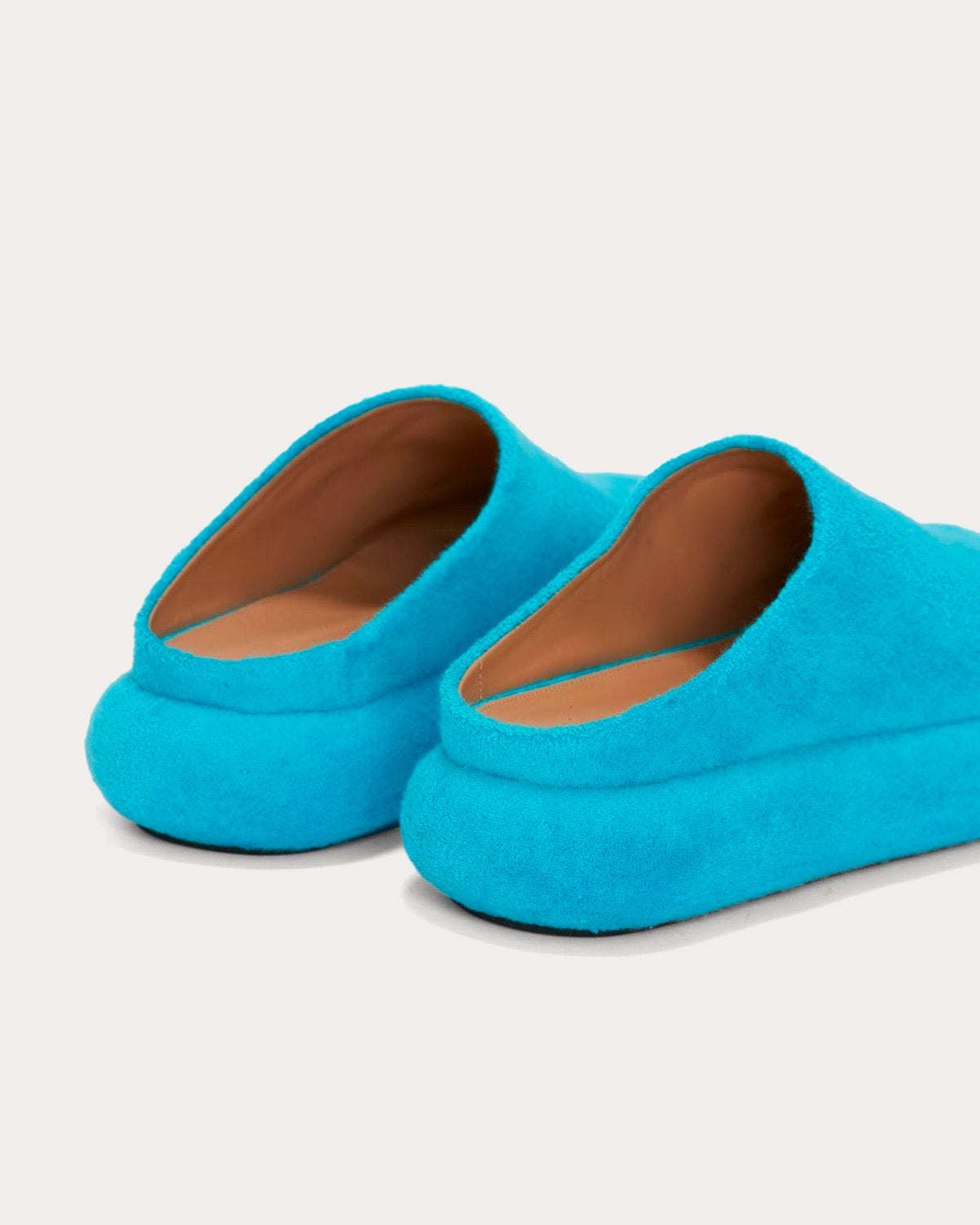 JW Anderson Bumper-Tube Platform Loafers Turquoise Slip Ons - 3