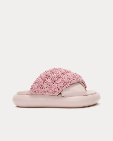 JW Anderson Popcorn Twist Platform Pink Sandals