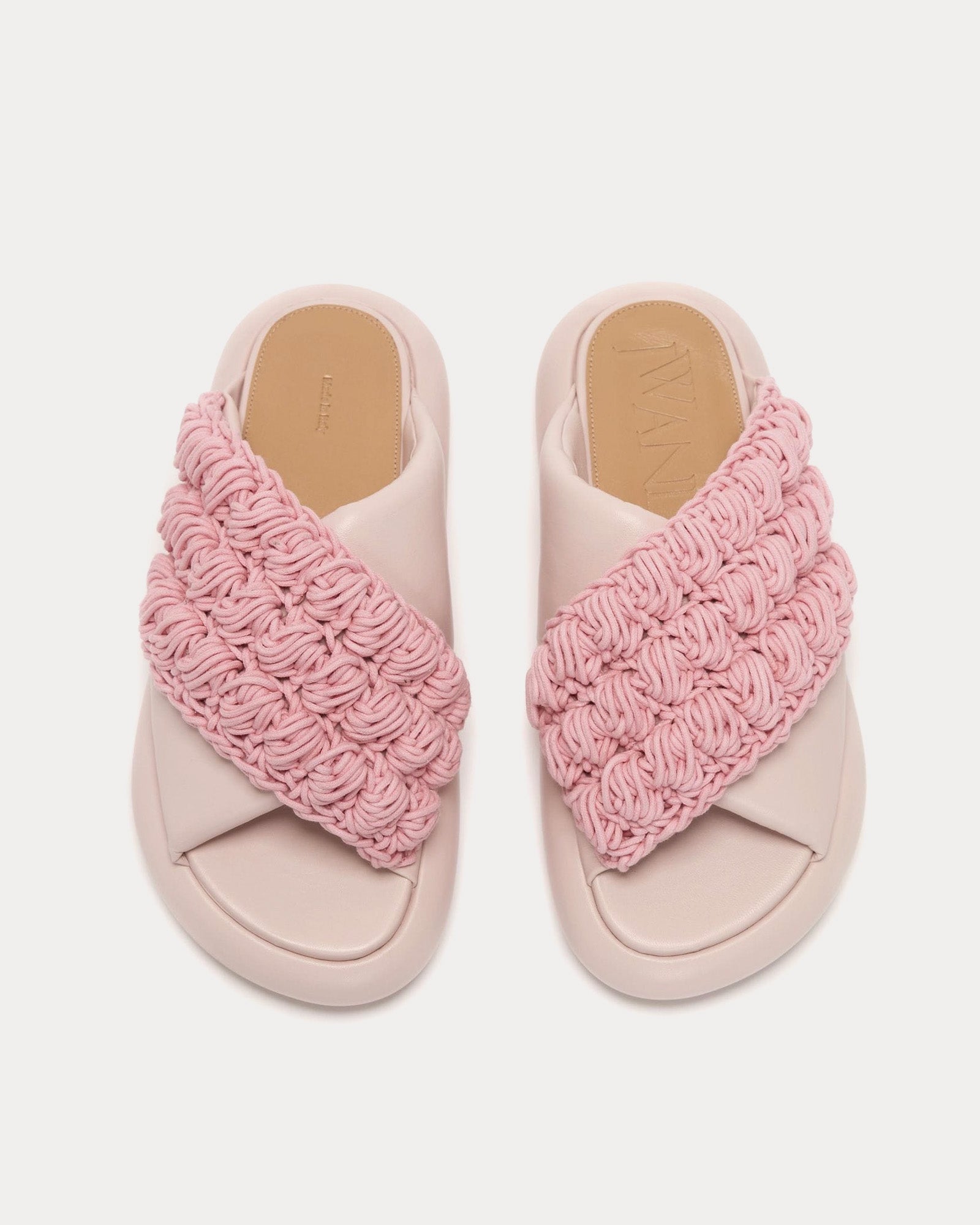 JW Anderson Popcorn Twist Platform Pink Sandals - 2