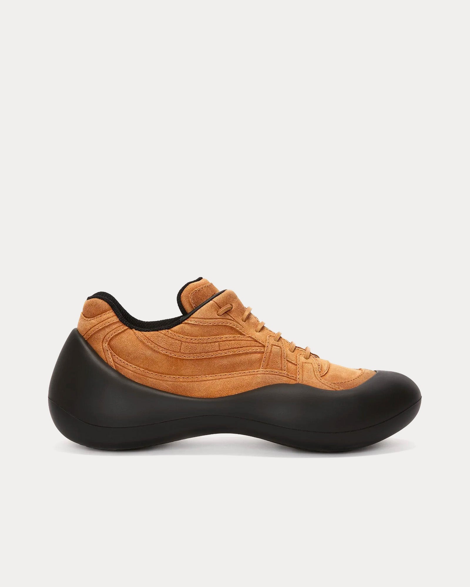 JW Anderson Bumper-Hike Suede Brown Low Top Sneakers - 1