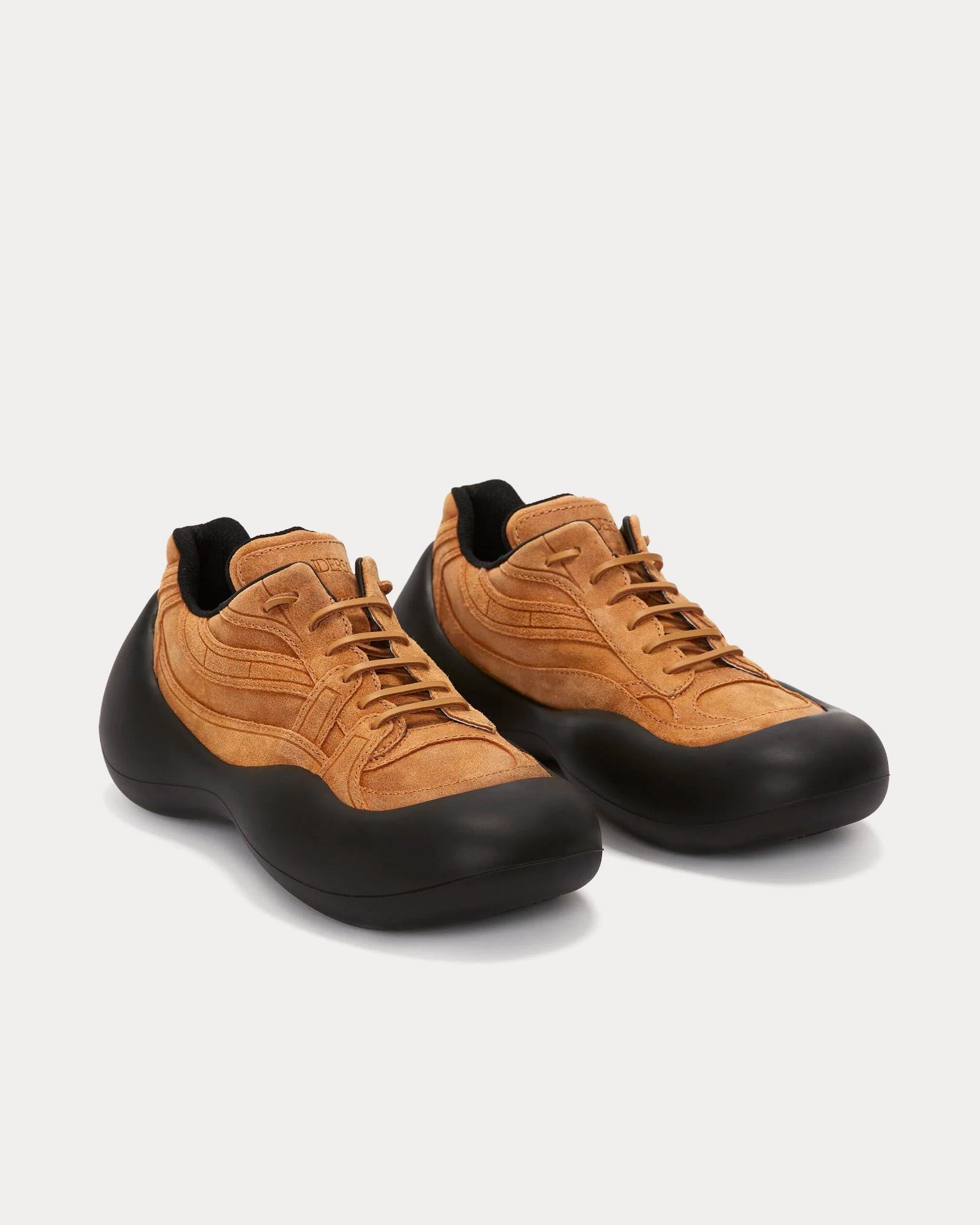 JW Anderson Bumper-Hike Suede Brown Low Top Sneakers - 3