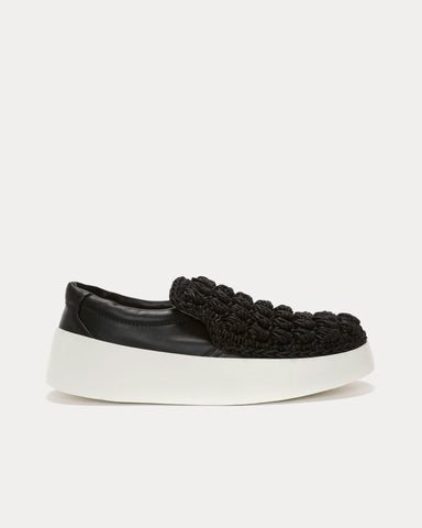 JW Anderson Popcorn Black Slip On Sneakers