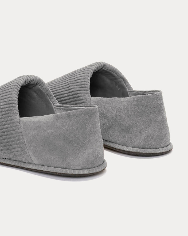 JW Anderson Slip-On Loafer Grey Mules - 3