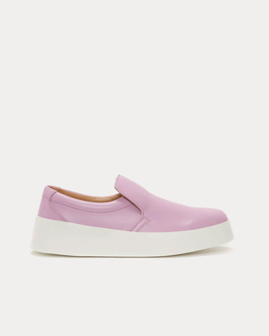 JW Anderson Smooth Leather Pink Slip On Sneakers