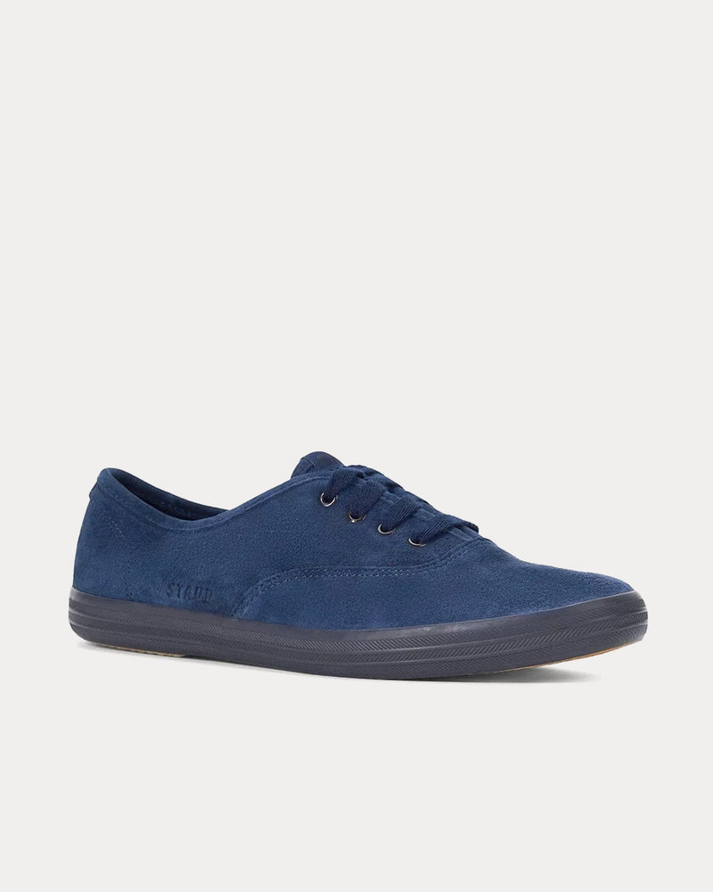 Keds x Staud Champion Suede Navy Low Top Sneakers - 2