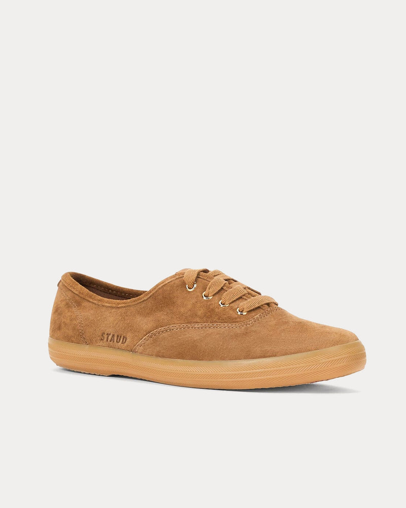 Keds x Staud Champion Suede Tan Low Top Sneakers - 2