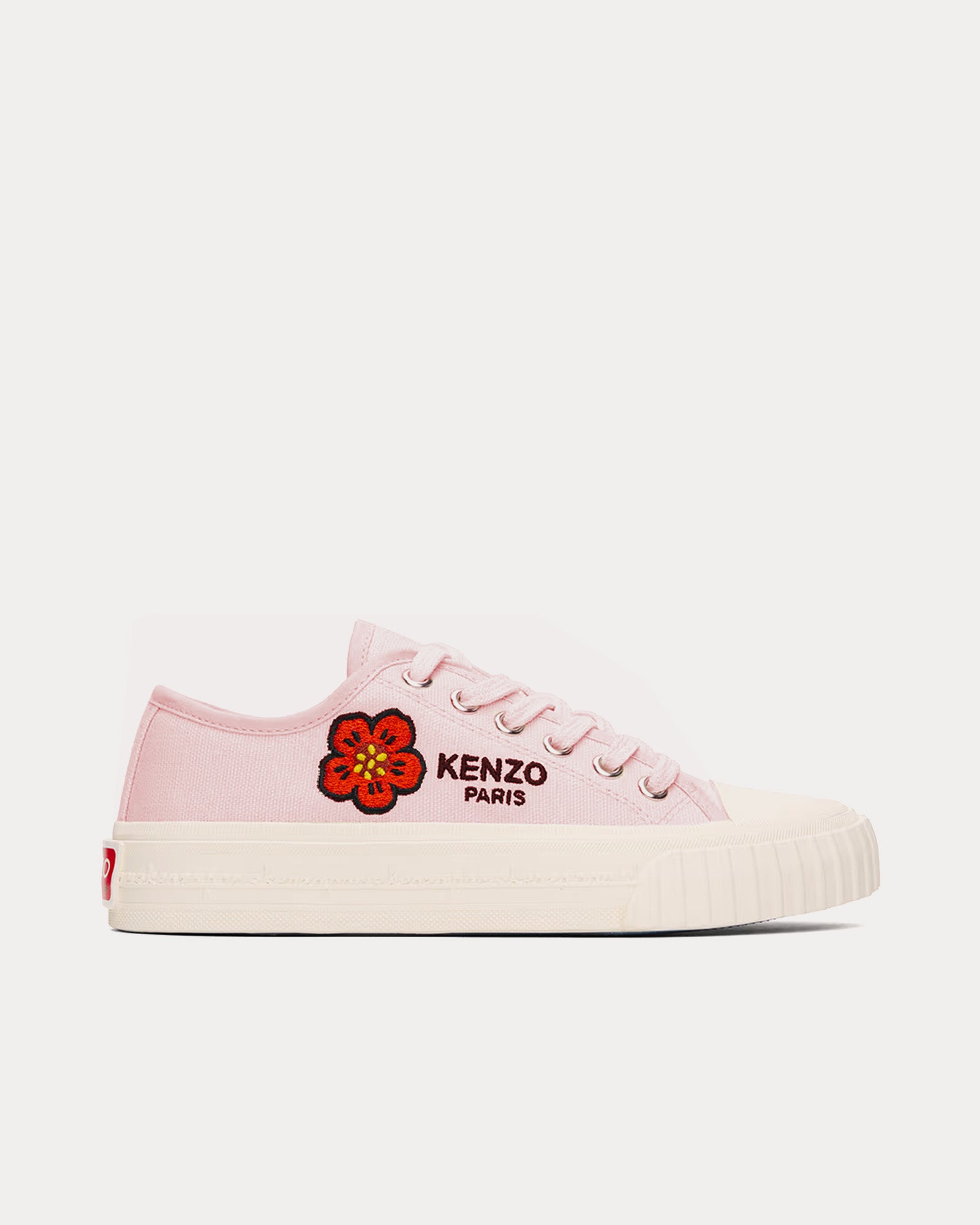 Kenzo Kenzo Foxy Canvas Faded Pink Low Top Sneakers - 1