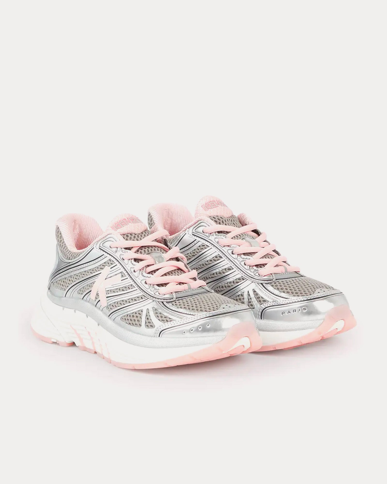 Kenzo Pace Tech Runner Faded Pink Low Top Sneakers - 2